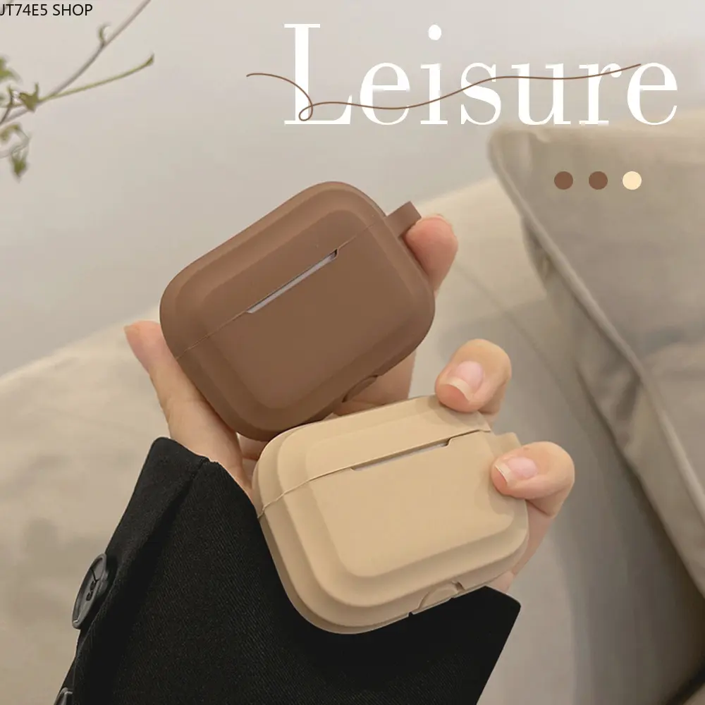 Gentle Minimal Fall & Winter Earbud Case, Silicone Protective Cover Compatible with AirPods 3, AirPods 4, AirPods Pro 2