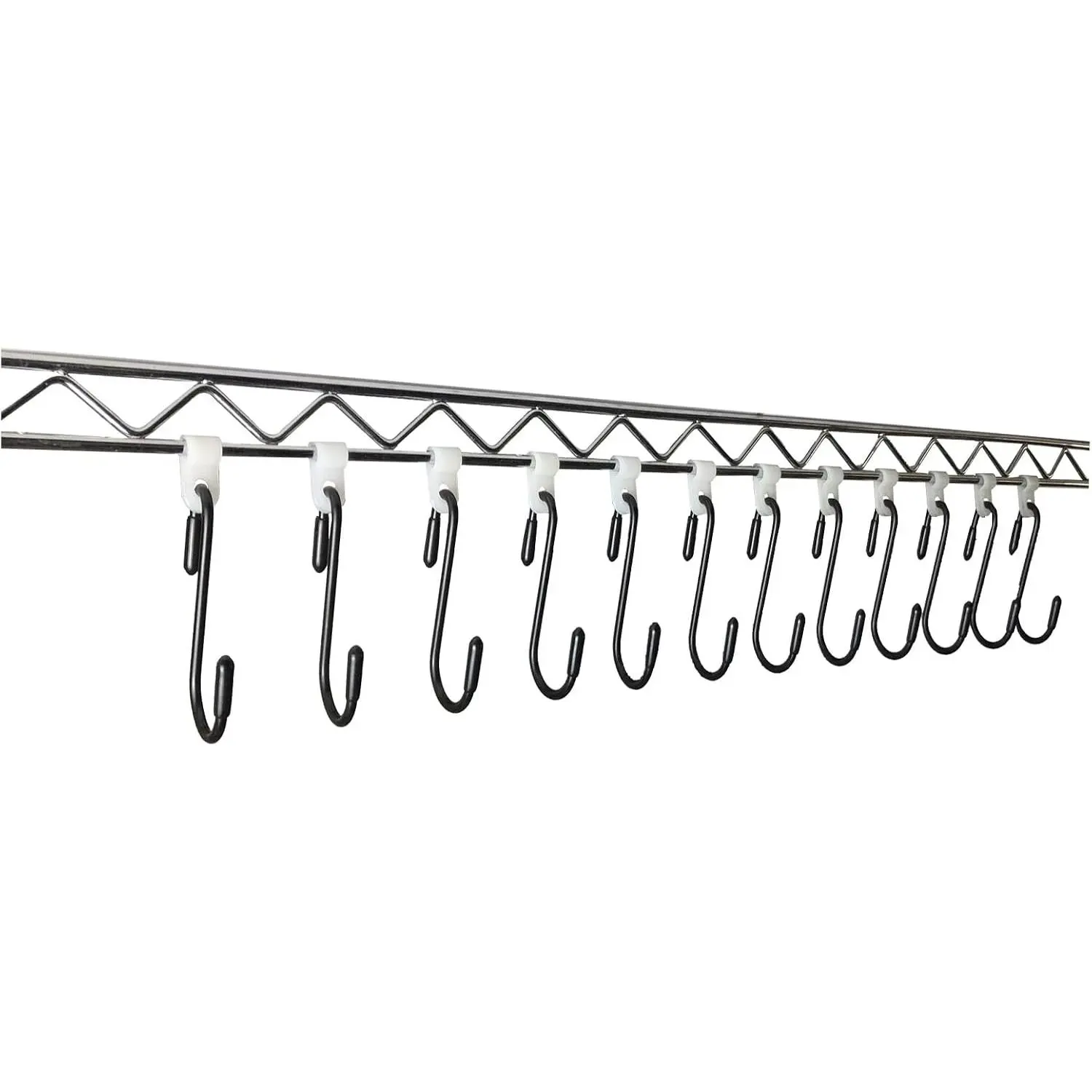 Anti Drop Wire Shelving S Hooks Metal Rack Hangers Untensil  Hooks Shelves, Accessories Hangers (Shape A)