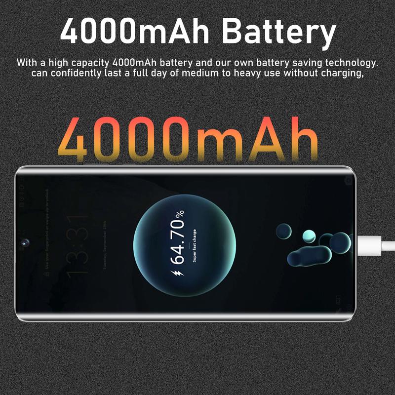 S11 Unlocked Smart Android Phone, Dual Sim Smartphone, 6.53 Inch Screen, Dual Sim Slot, Quad Core Cpu, 4g Network, 3+64GB RAM, 4000mah Battery, 5+13mp Camera