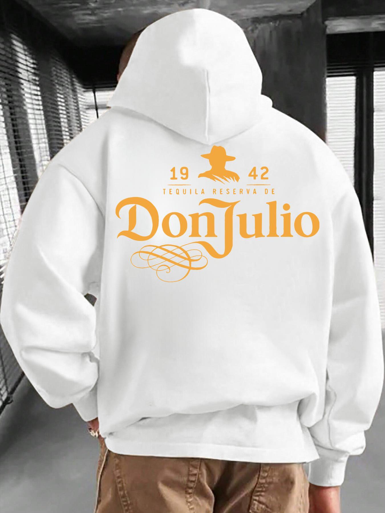 Men's Letter Print Drop Shoulder Hoodies, Fashion Casual Regular Fit Drawstring Pocket Hooded Sweatshirt for Daily Holiday Outdoor Wear, Graphic Print Hoodie, Men Clothes for Fall & Winter