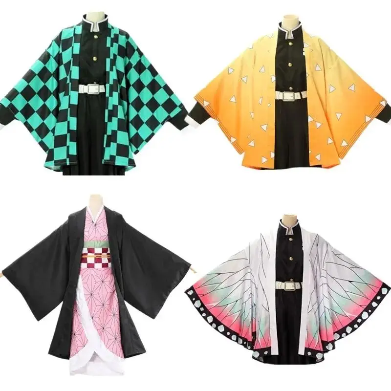 Cosplay Kostuum Anime Devil Slayer Kimetsu Geen Yeyang Nevuko Kamado Tanjirou Rengoku Zenitsu Kochou Shinobu   Kimono