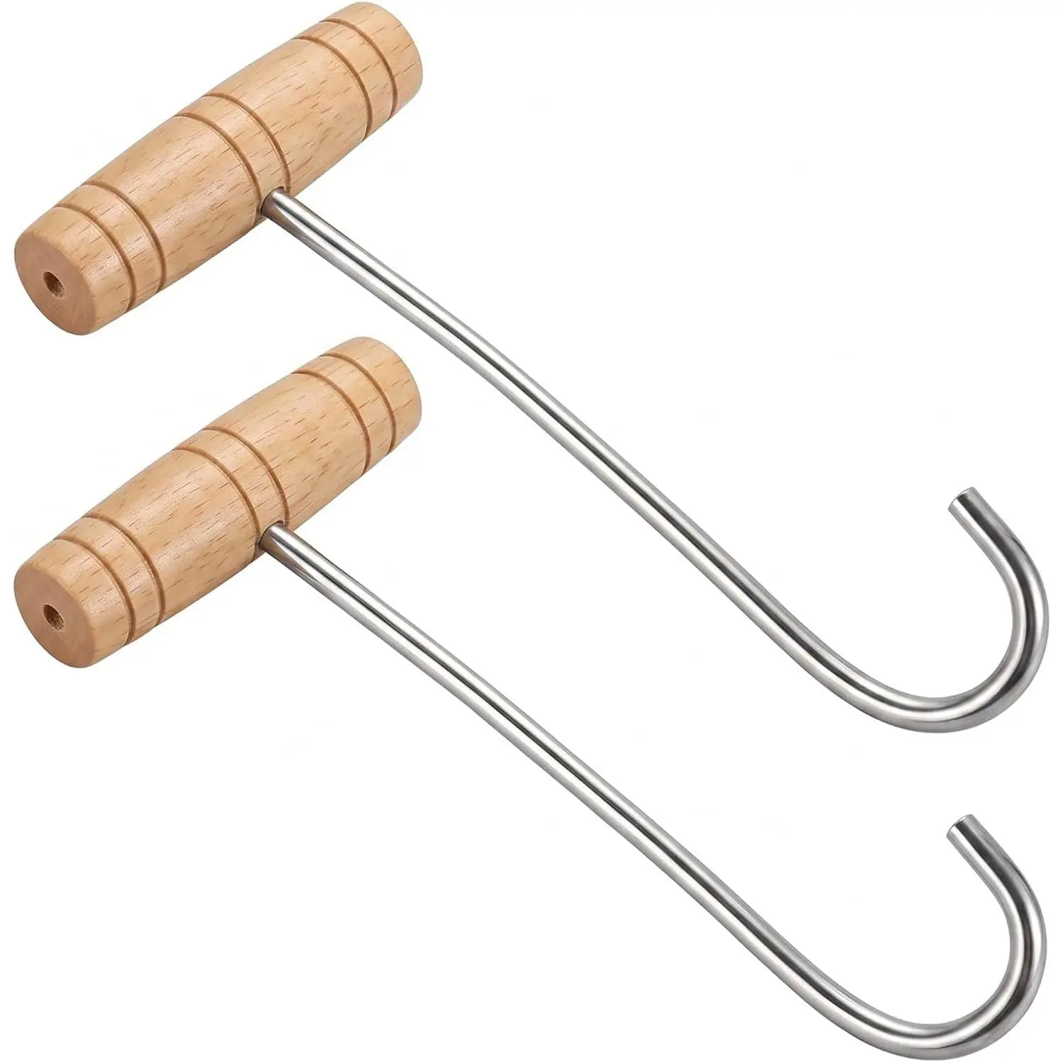 2 Pack Boot Hooks and Puller for Cowboy Boots,  Handle Boot Pullers for ,