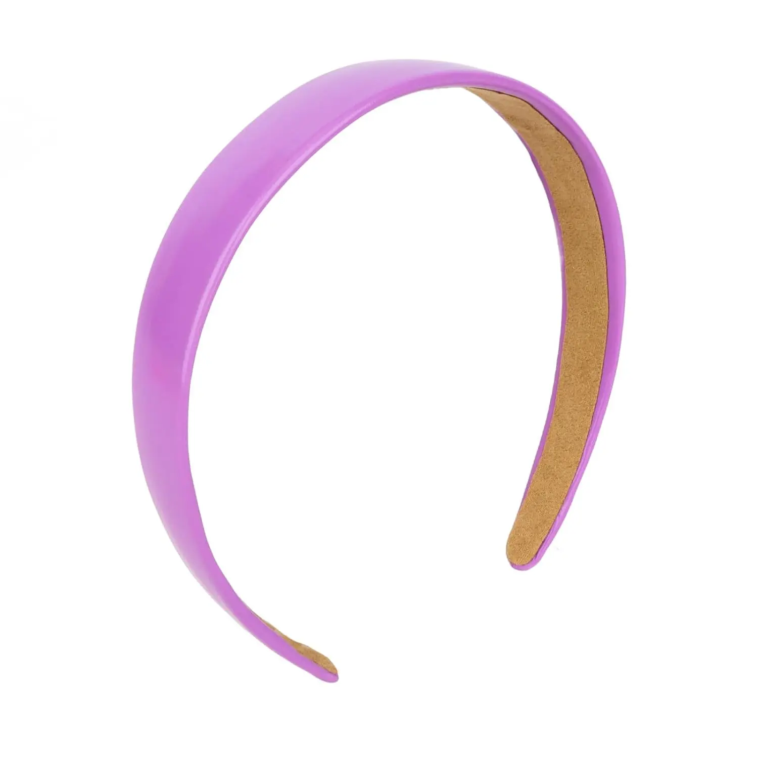 Headbands for Women 1 Inch Faux Leather Thin Hairband | Plastic Hard  Band Non-slip Simple Hair Bands Holiday Halloween  DIY  Hair Accessories for Women and Girls