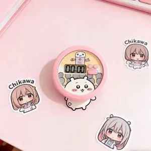 Chiikawa The timer student alarm clock can be placed on the desktop to magically swing as a daily time reminder