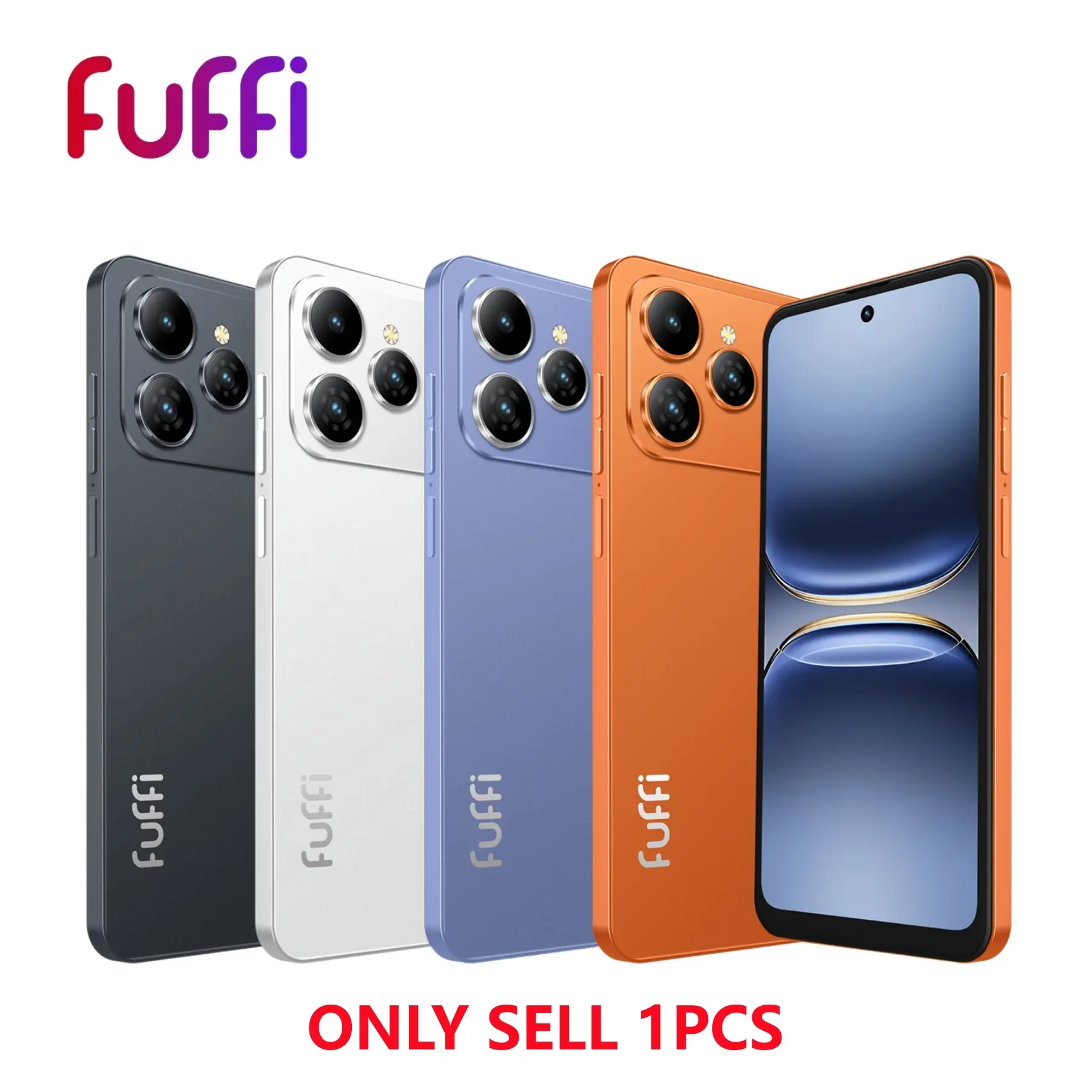 FUFFI M17 Pro Smartphone, 6.56-Inch HD Display, 3GB RAM+32GB ROM, Global 4G Network, Dual SIM, 3100mAh Battery, 2MP Camera, Quad-Core, Android