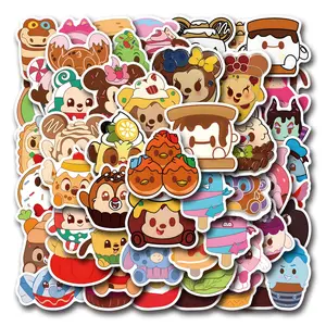 54 New Edition Toy Munchlings Cartoon Graffiti Stickers, Waterproof Stickers for Car Luggage Water Cup Phone Case, Fun Decorative Stickers