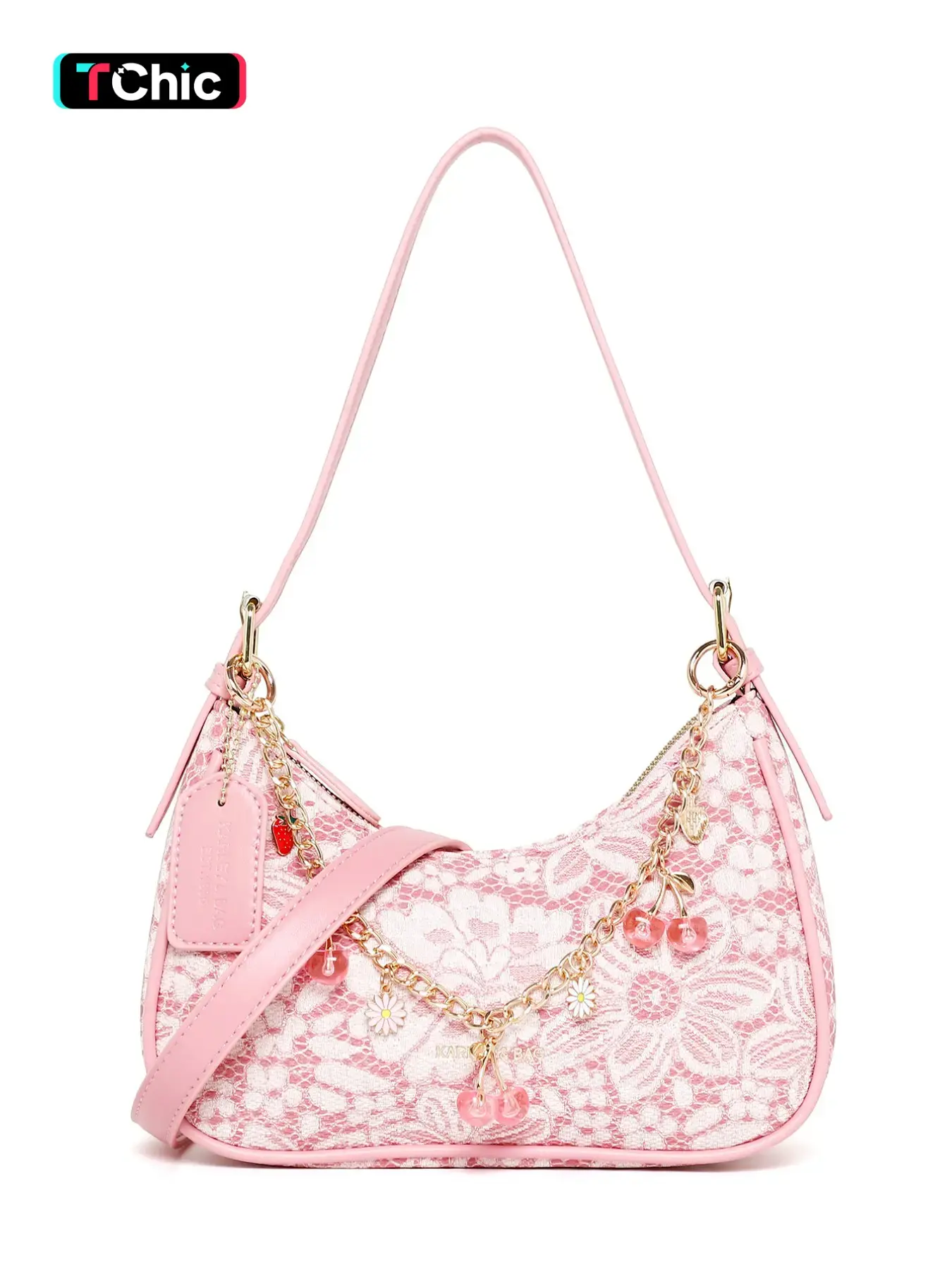 Classic Print Shoulder Bag, Women's Fashion Crossbody Bag, Elegant Commuter Bag, Lightweight Large Capacity, High-Quality Leather, Simple and Versatile, Fashionable Bag