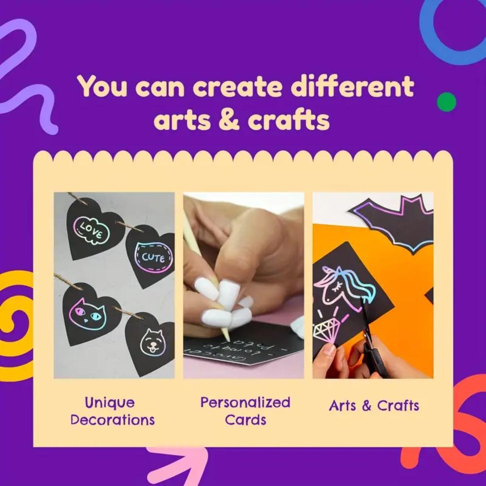 Scratch Off Art Paper Gift
