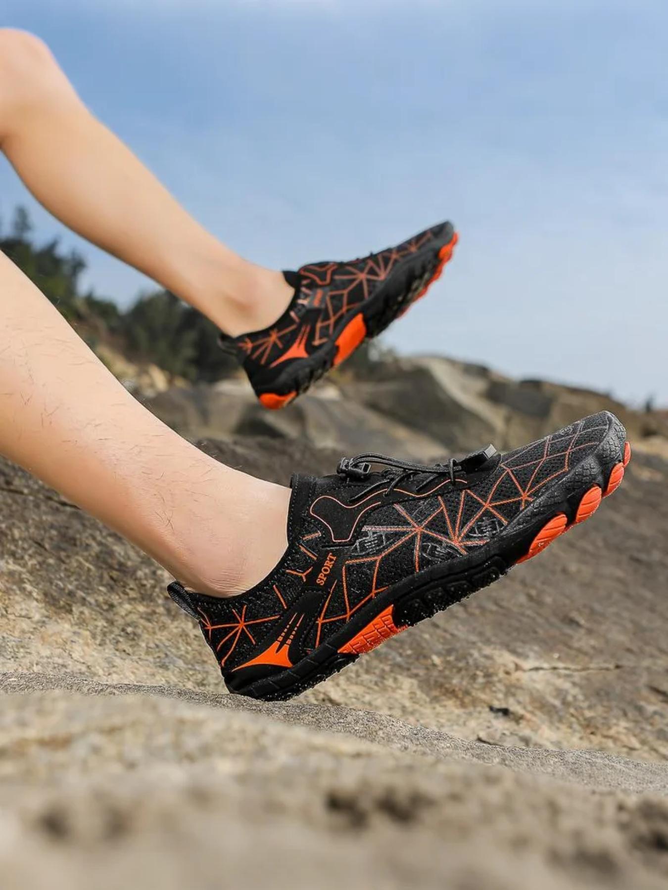 Men's and Women's Breathable Lightweight Water Shoes, Fisherman Beach Shoes, Ideal for Fishing, Beach, Swimming, Sports, and Hiking Activities