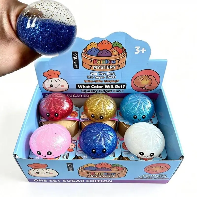 Rainbow decompression bun pinch music simulation steamer slow rebound decompression toy vent artifact