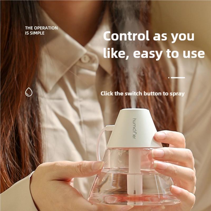 260ML Spray Diffuser, USB Plug-in Air Humidifier with Color Changing, Home Fragrance for Home Room Car Office