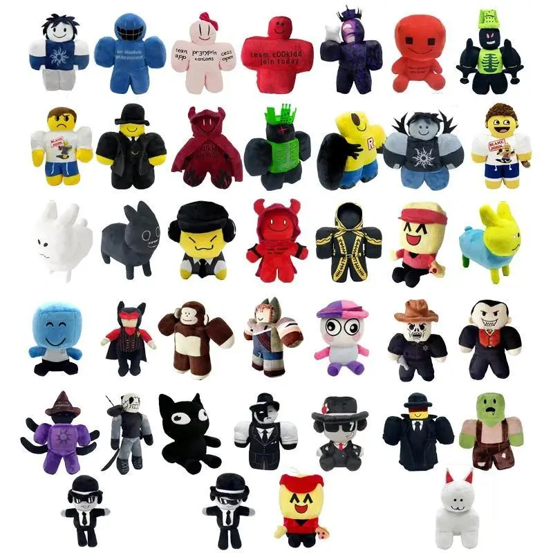 TreasuringU 100% Brand New Chance Plush Dolls - Soft Plush, Yellow & Black, Cute, 11-30cm, Multiple Styles (Style A), Cartoon Game Anime Peripherals, Kids’ Birthday Gifts (Toys & Hobbies, Classic & Novelty Toys), Yellow And Black, Companion Merchandise