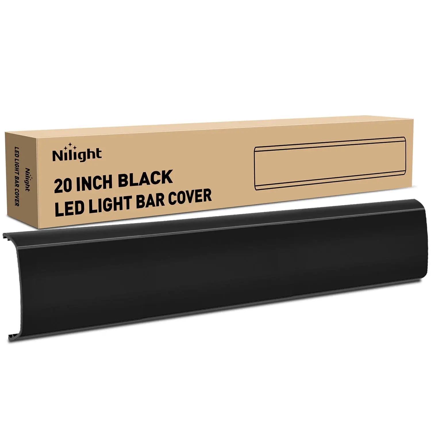 Nilight 20 inch Black Light Bar Cover