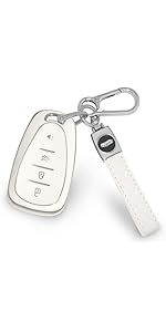 for Lexus Car Key Cover with Keychain,TPU for Lexus Key Fob Compatible with ES, is, GS, NX, LS, RX, RC, GX, LX, 570, 200, 250, 350, 460, 300F, 450h, 600h Red 4 Buttons Key Fob Cover