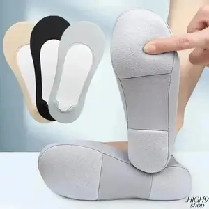 2026 Women Thickened Invisible No Show Socks, 3 Or 10 Pairs Non-slip Boat Liner Socks, Soft Comfort Footwear For Flats And Sneakers, Breathable Spring Summer Daily Socks, Sweet Practical Gift For Girlfriends