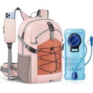Hydration Hiking Backpack with 2L Water Bladder - Lightweight Waterproof Outdoor Camping Backpack/Water Backpack, Hiking Daypack with Hydration System for Hiking, Travel, Running, Biking