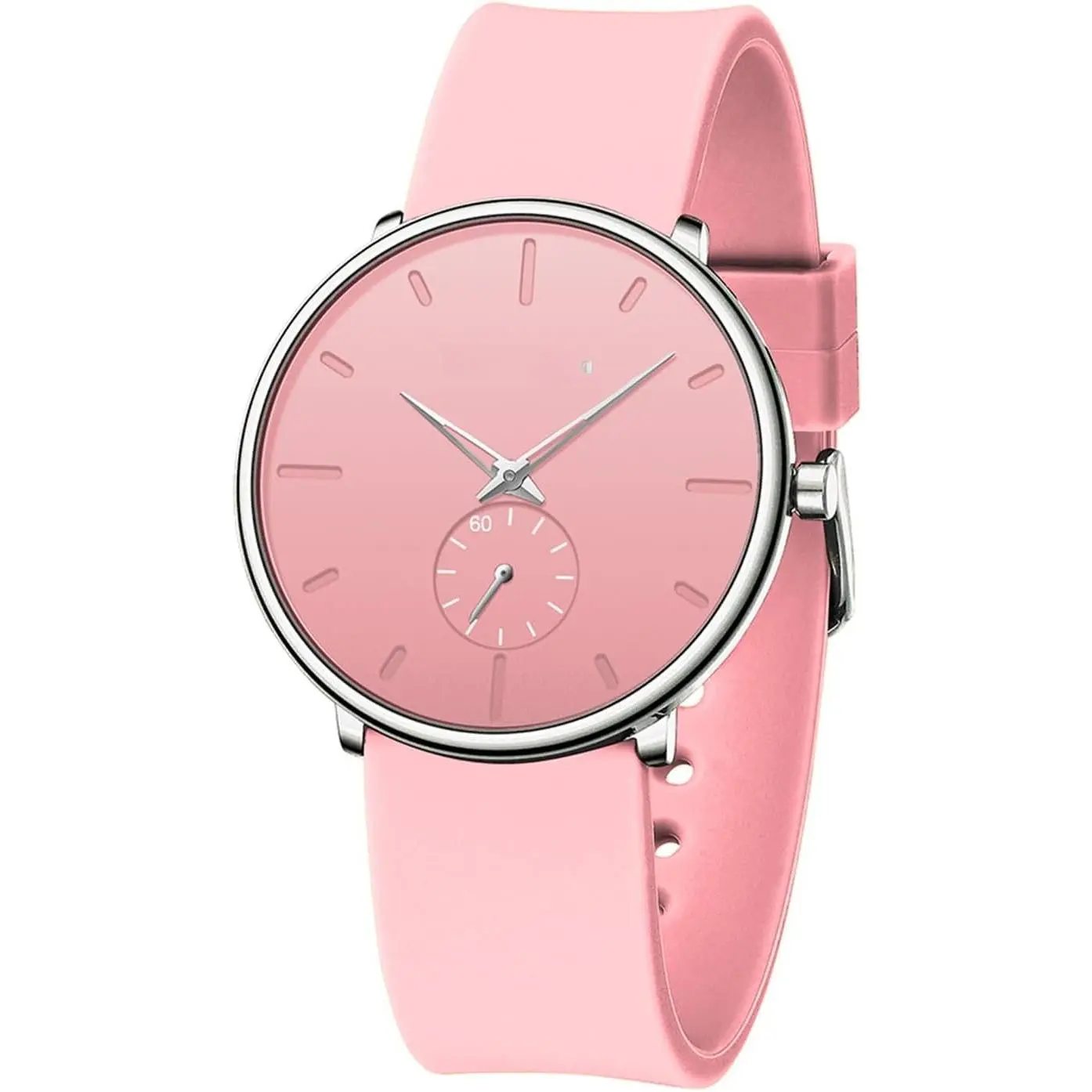Men’s Women Watch Casual Stylish  Quartz Unisex Wristwatches, Ultra Thin Watches for Men Women, Colorful  Band