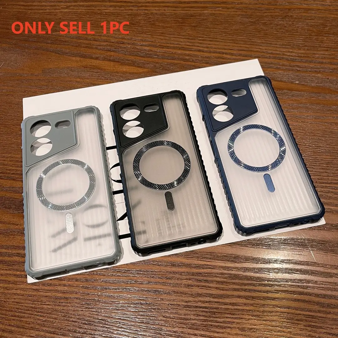 Phone Case for INFINIX NOTE 50 40 30  PRO Hot 50 40 Pro Pro+ 50i Vertical Stripe Matte Magnetic Phone Case