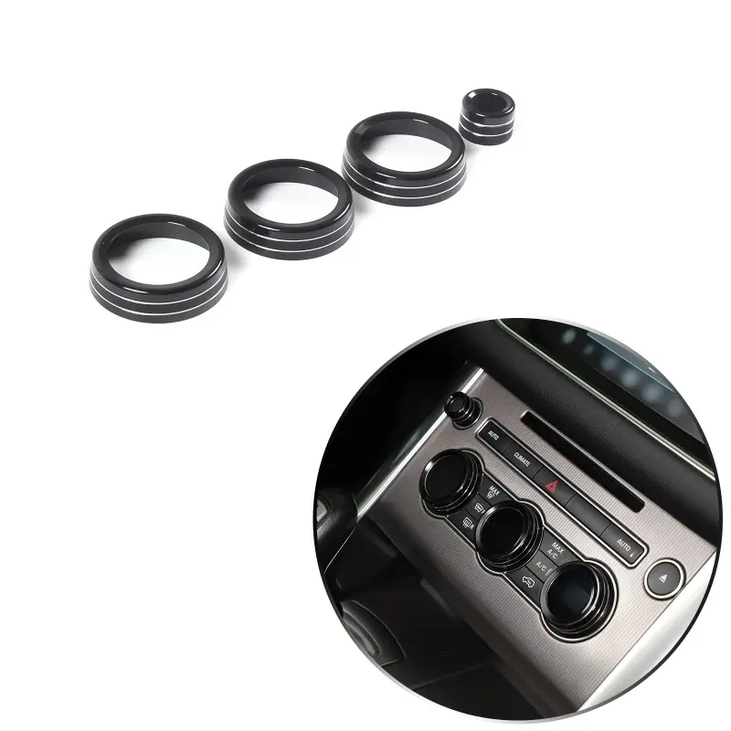 For Land Rover Range Rover Sport Vogue Autobiography 2014-2017 Car Air Conditioning Volume Knobs Ring Cover Trim Car Accessories