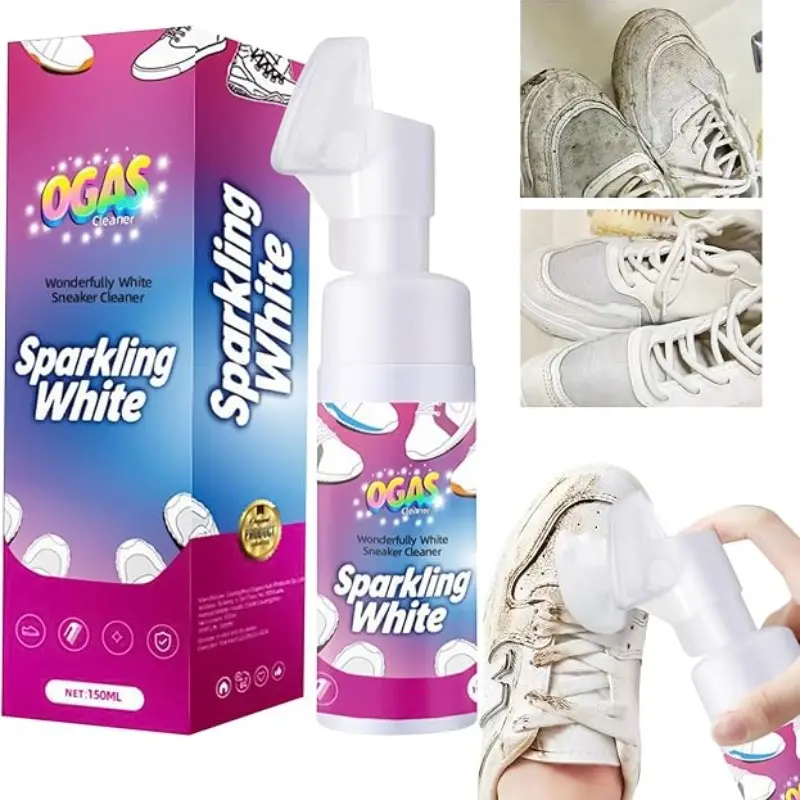 Shoe Cleaner for Sneakers 150ml Portable Cleaner Foam | Stain Remover Agent for Shoe for Boot Tennis Boys Girls Men Women Teens Adults Daily Use