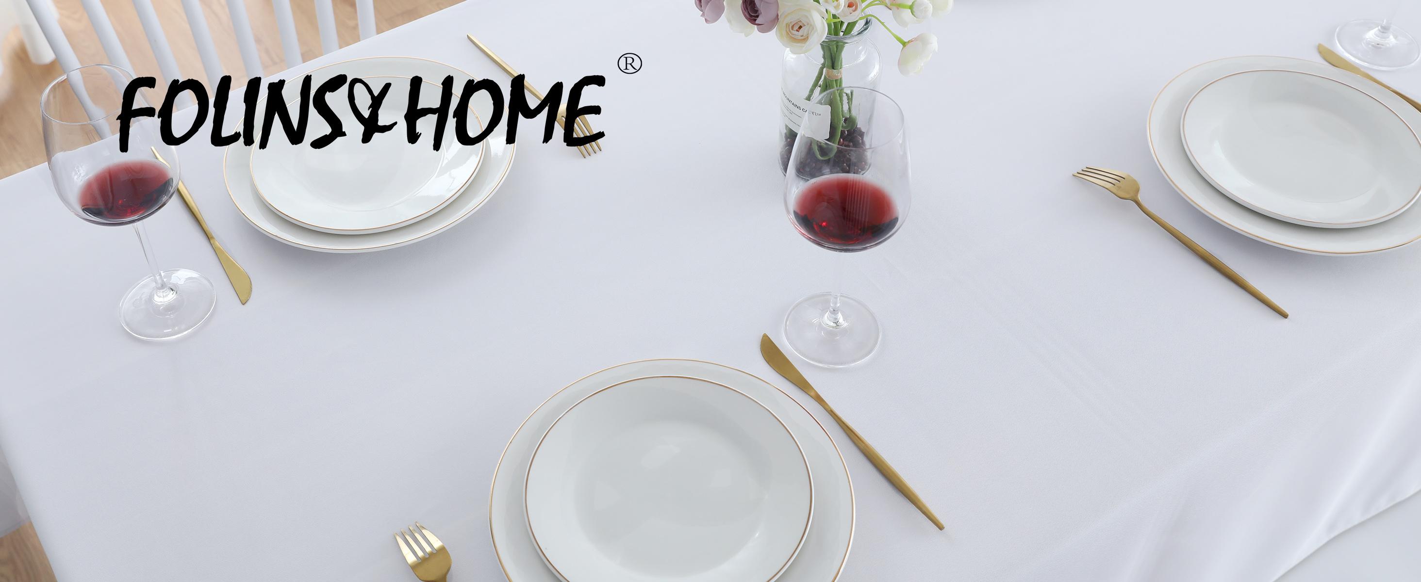 White Rectangle Tablecloth Wrinkle Free Waterproof Polyester Table Cloths Spillproof Heavy Duty and Washable Table Cover for Party, Banquet, Indoor and Outdoor-Square/Rectangular