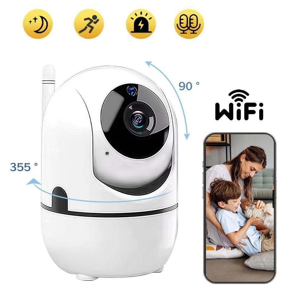 2.4GHz Smart Security Camera, WiFi Camera for Home Security, Ai Human Motion Tracking, 1080P HD 2-Way Talk Camera, WiFi Indoor Cameras, WiFi Surveillance Camera, Wireless Surveillance Camera, WiFi Monitoring Camera, Ai Tracking Sensor