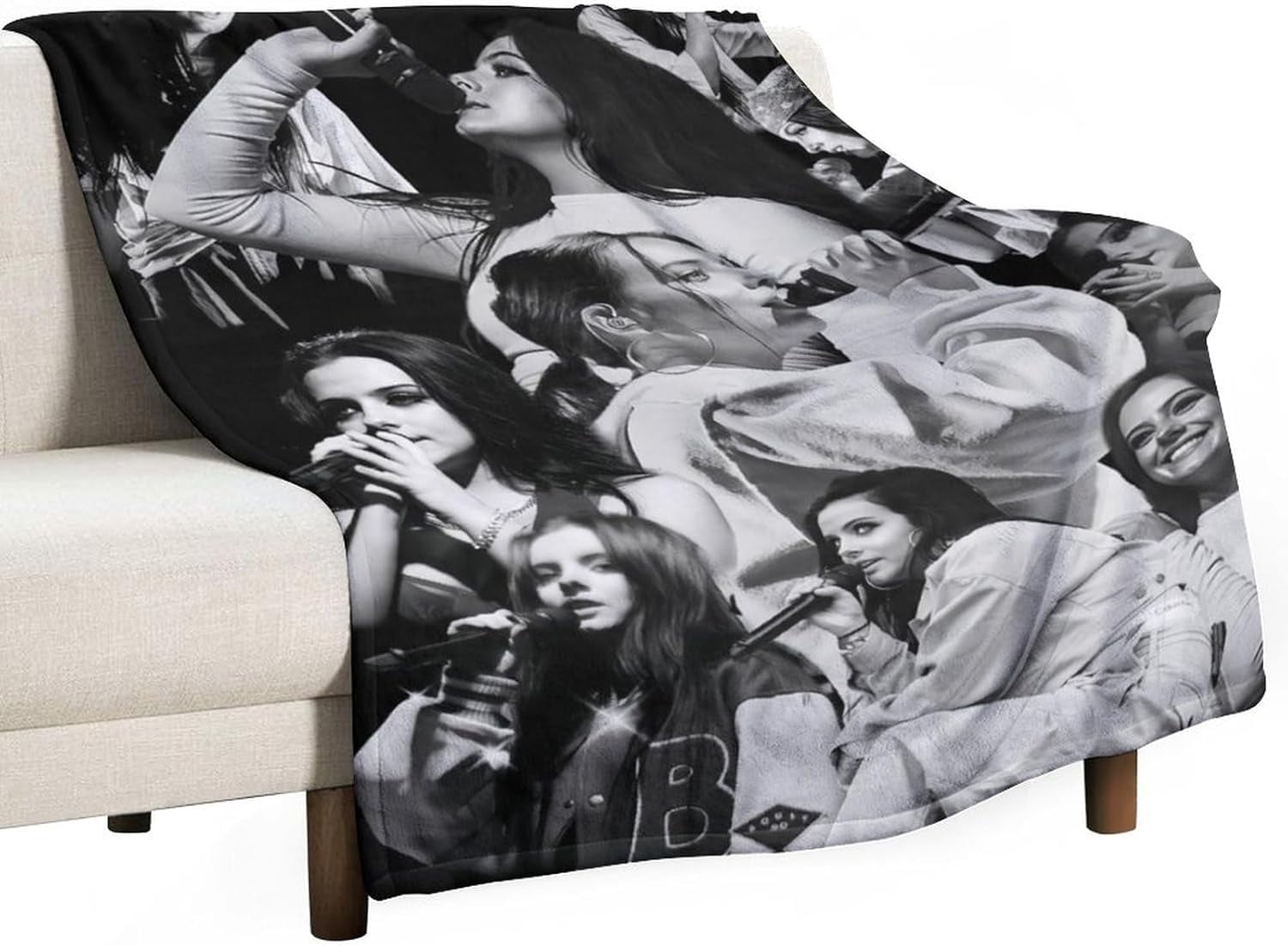 Jessie Murph Music Blanket Soft Cozy Leisure Warm Bed Blanket for Couch & Bedroom, Flannel & Fleece Throw Blankets, Trendy, Aesthetic, Cool, Ideal Gift for Music Fans & Pop Lovers, Birthday, Holiday