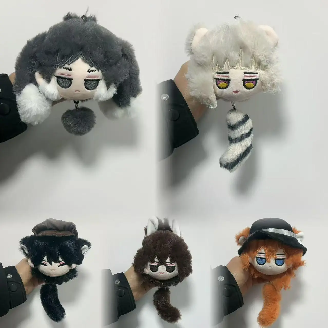 Bungo Stray Dogs Gogol Plush Doll 10cm Osamu Dazai Nakahara Chuya Cute Soft Stuffed Pendant For Anime Fans