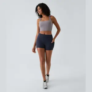 Halara Softlyzero™ Airy High Waisted Side Pocket Plain Cool Touch Yoga Shorts 3.5"-UPF50+