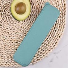 Dine eco-friendly on the go with these 2 reusable utensil sets!Made of durable wheat straw, each portable set includes fork, knife, spoon and a protective case.Compact and lightweight, perfect for school, work, lunch boxes