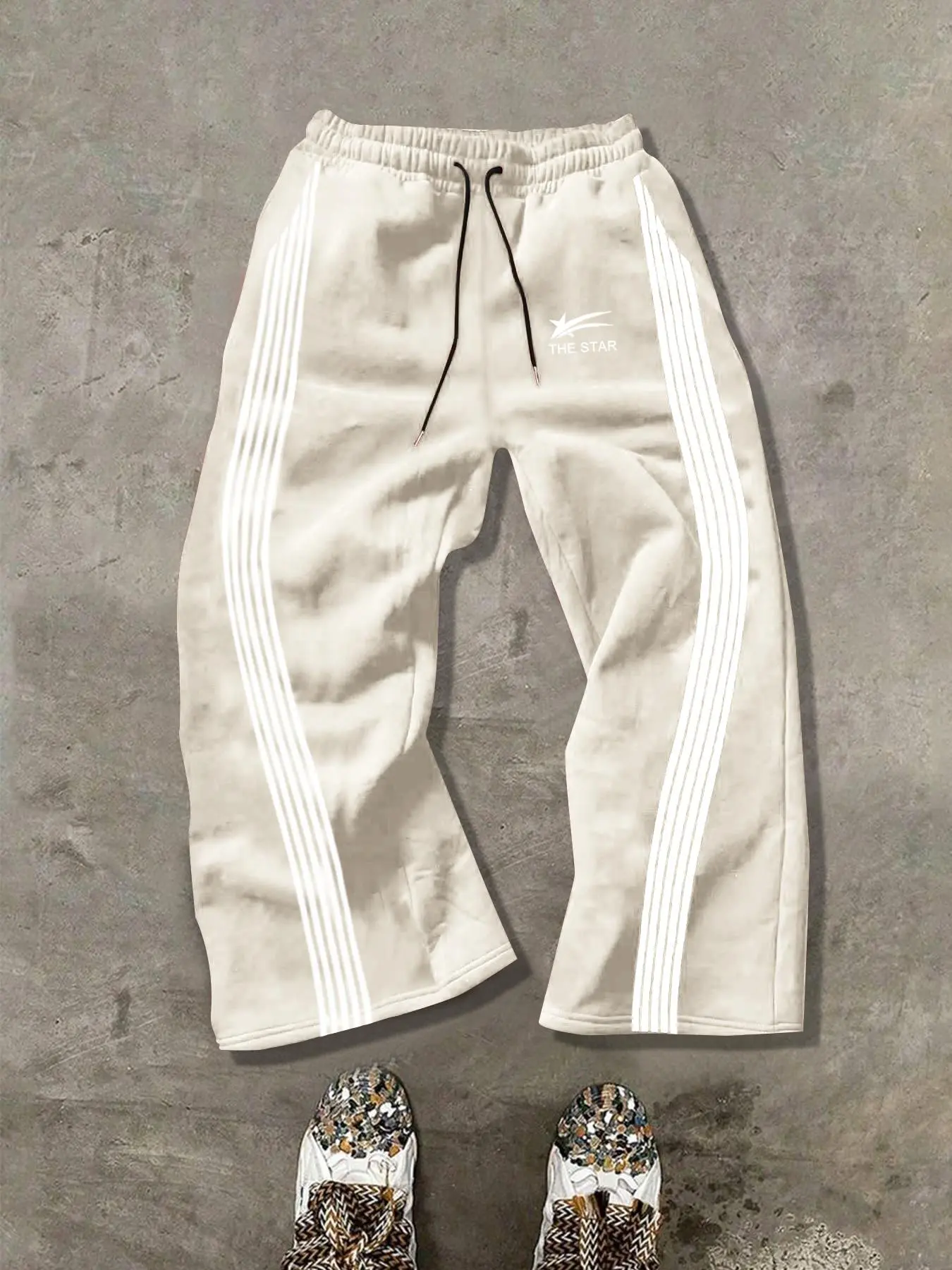 Men's Camo Print Straight Leg Graphic Sporty Casual Sweatpants, Regular Fit Casual Street Comfy Breathable Camo Print Pants for Daily Wear, Men's Bottoms for Summer, casual sports bottoms, Trouser