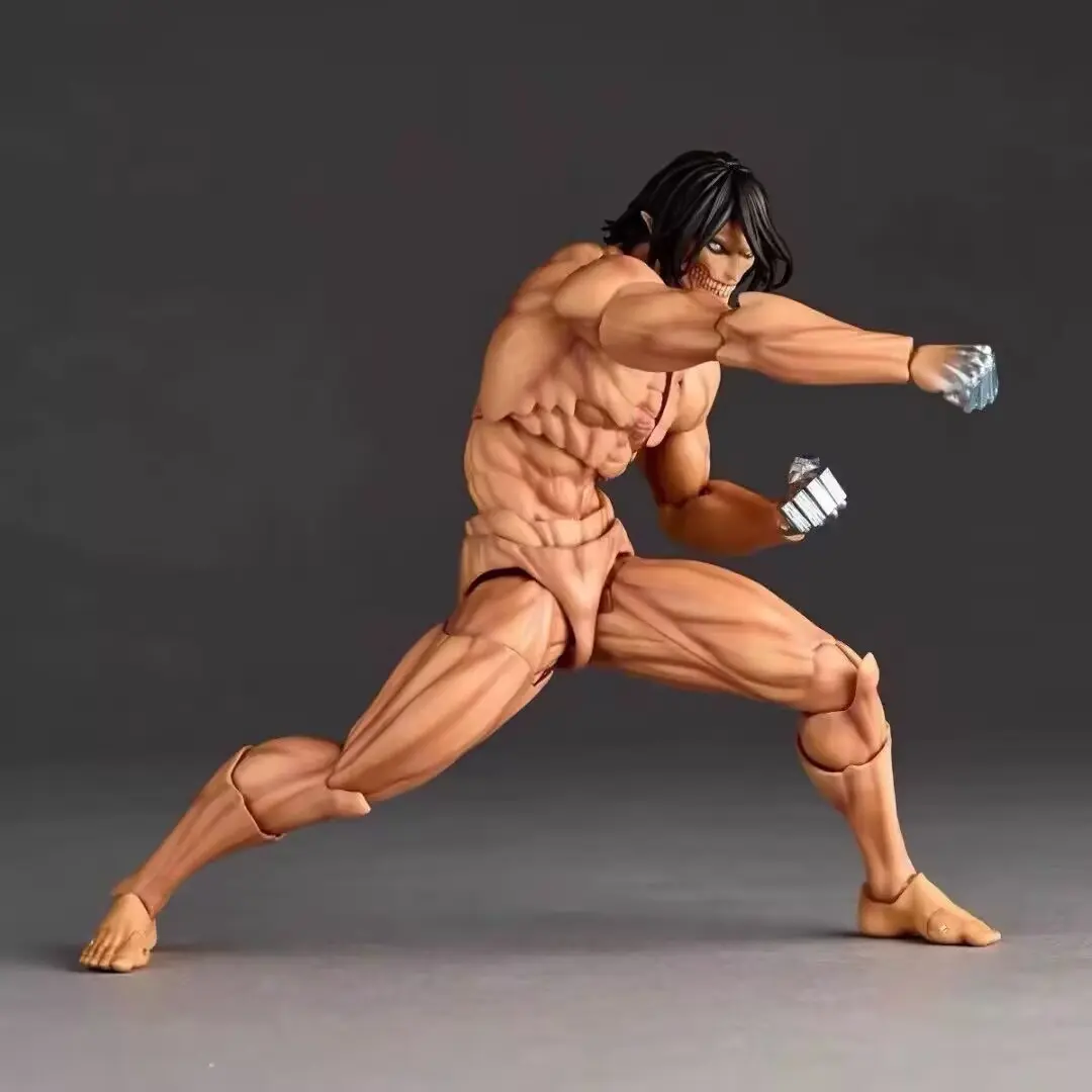 Attack on Titan Eren Poseable Jointed Action Figure, Unisex Anime Collectible Display Model Attack on Titan Eren Poseable Jointed Action Figure, Unisex Anime Collectible Display Model