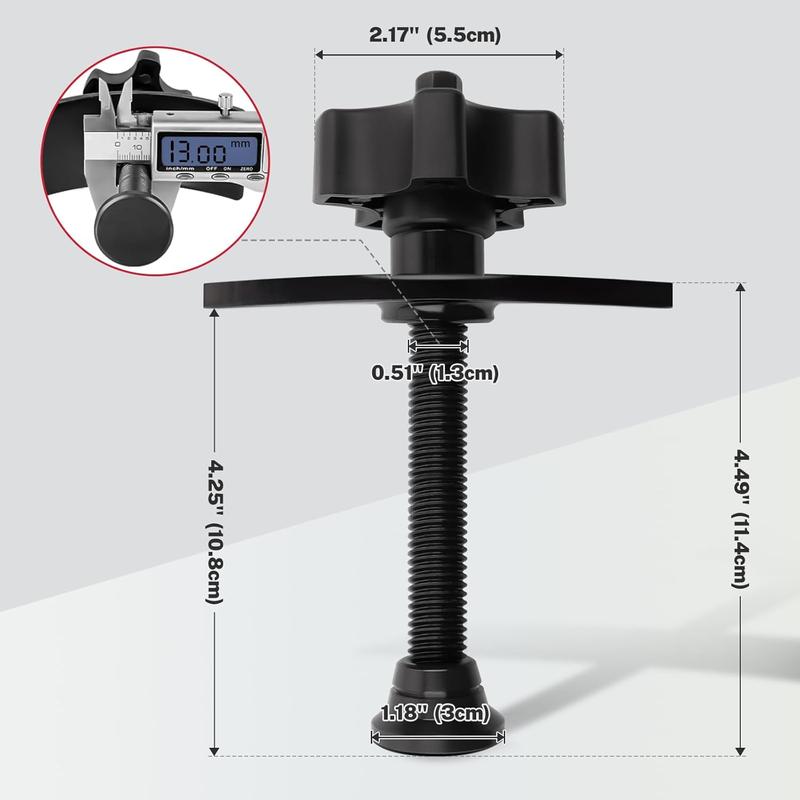 Brake Caliper Compression Tool Heavy Duty Disc Brake Caliper Piston Pad Compressor Spreader Tool Swivel Brake Pad Spreader Tool