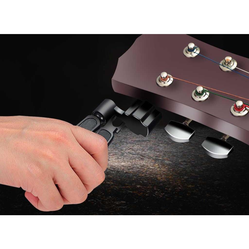 Guitar String Winder  Pin Puller - 3 In 1 Multifunctional Guitar Maintenance Tool/String Peg Winder + String  + Pin Puller Instrument Accessories (Style-A)