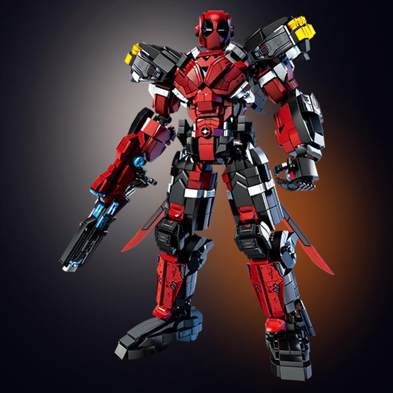 New series of mecha warrior building block assembly models, 2000+PCS robot models, DIY Christmas gifts for adults and children