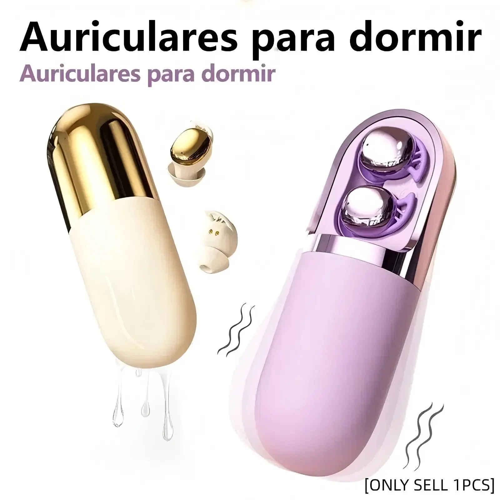 Multifunctional Vibration Earphones, Compact Design, Face/eye Massage, Fatigue Relief, Clear Sound, 2 Colors Available, Music/massage/sleep Aid