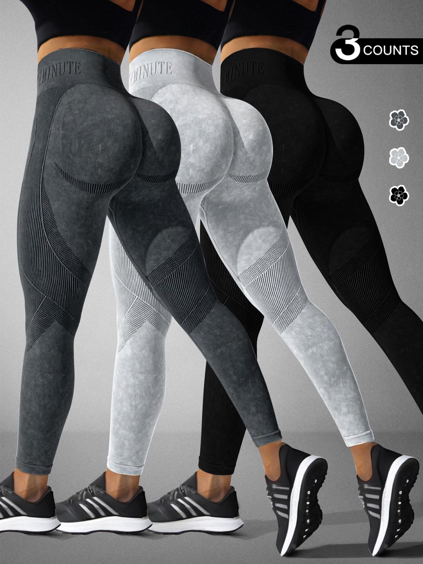 Sporty Women's Sports Leggings, Quick Drying Breathable Comfortable Skinny Pants, Ladies Sportswear for Yoga Gym Workout Running, Athleisure Fitness Leggings