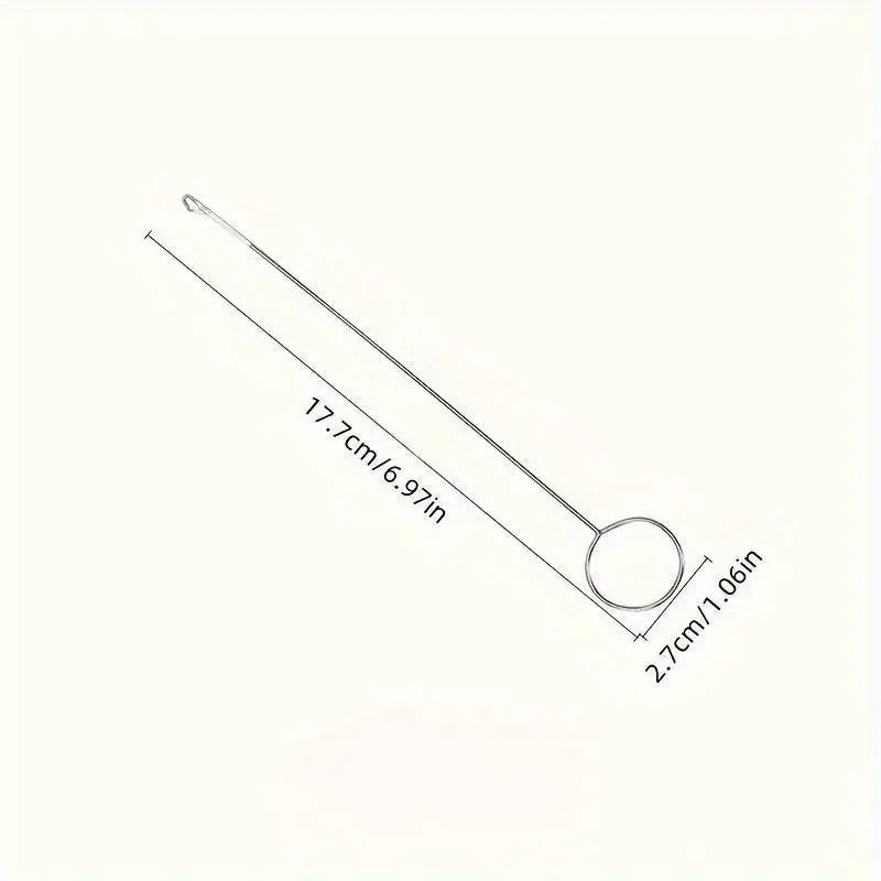 Sewing Loop Turner Hook with Latch, 1 Count Sewing Loop Turner Hook, Homemade Crafting Tool Accessories for Fabric Tube Straps Belts, Sewing Supplies Crafts, Sewing Tools