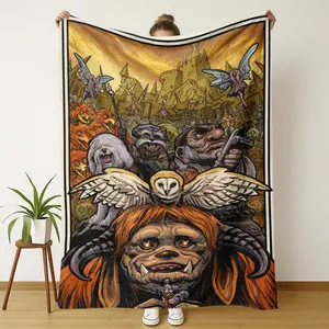 Labyrinth Goblin King Blanket, Fantasy Movie Poster Throw Blanket, Dark Fantasy Art Cozy Fleece Blanket Gift, Perfect for FansLabyrinth Blanket Goblin King Blanket Fantasy Movie Blanket Dark Fantasy Blanket Fantasy Throw Blanket Movie Fan Blanket