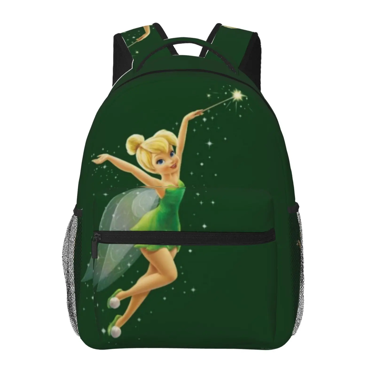 Cute Cartoon Anime Tinkerbell4 Printed Kids backpack, Comfort Adjustable Straps Daypack Lightweight Book Backpack for Boys Girls School & Outdoor Travel