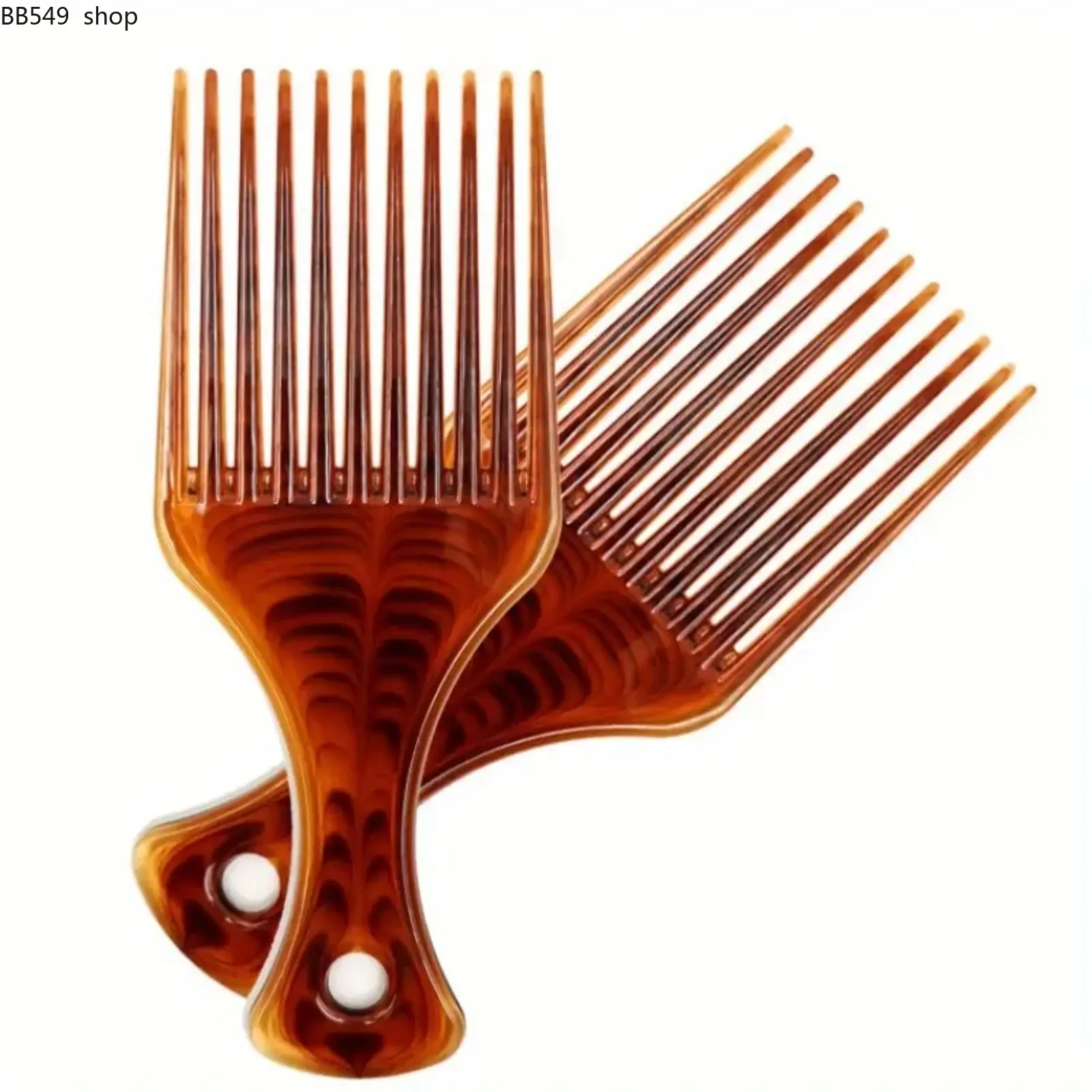 Wide Tooth Oil Comb – Large Back Hair Styling Fork Pick Comb for Men, Slick Back Hairstyling Tool for Salon & Daily Grooming Use