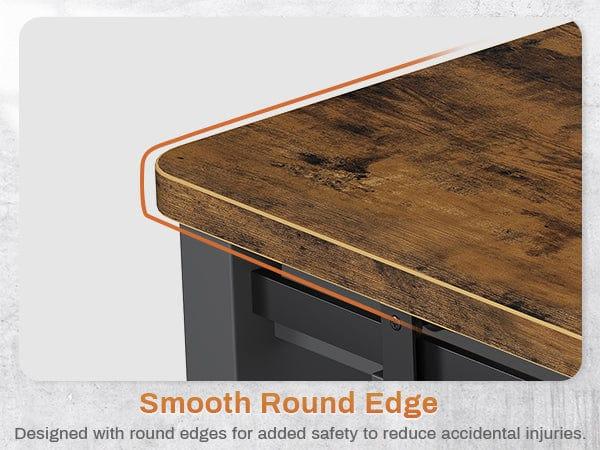 Sikaic 31.5 Inches Lift Top Coffee Table with Hidden Storage Black