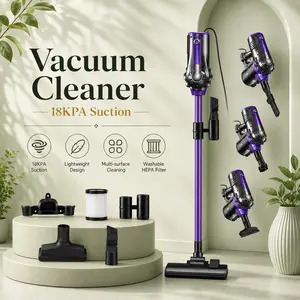Corded Stick Vacuum Cleaner ,18KPA Suction,600W Powerful Motor,  Multimode Design for Deep Crevice Dust & Pet Hair Removal, Portable Upright Vacuums