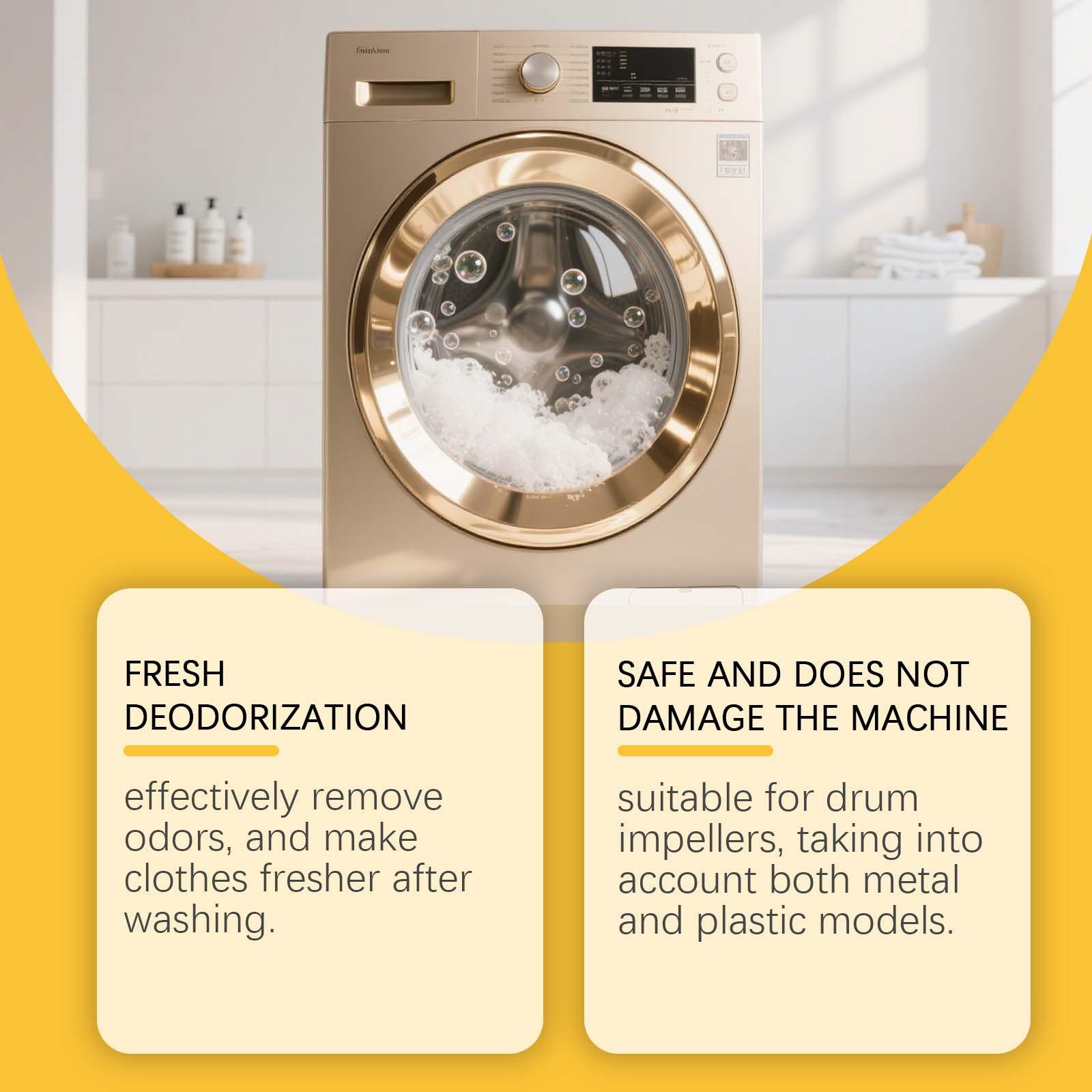 Washing machine cleaning tablets, daily cleaning, multi model washing machines, stain removal, deodorization, refreshing care agents