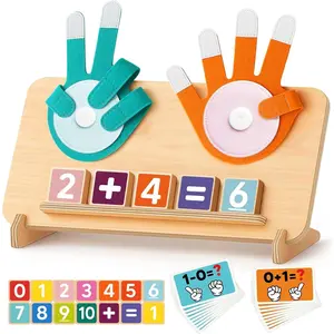Montessori Educational Learning Toys  3 4 5 Year Old Boys Girls Birthday Gifts, Toddler Preschool Learning Activities, Number Counting Blocks Toys  Kids, Math Manipulatives Counting Toy  3-5 New model