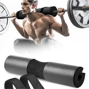 Foam Barbell Pad, Non-Slip Mat Belt Comfortable Shoulder Support, Exercise Machine Accessories, Home Workout Equipment for Gym Workout & Strength Training, Barbell Squat Pad