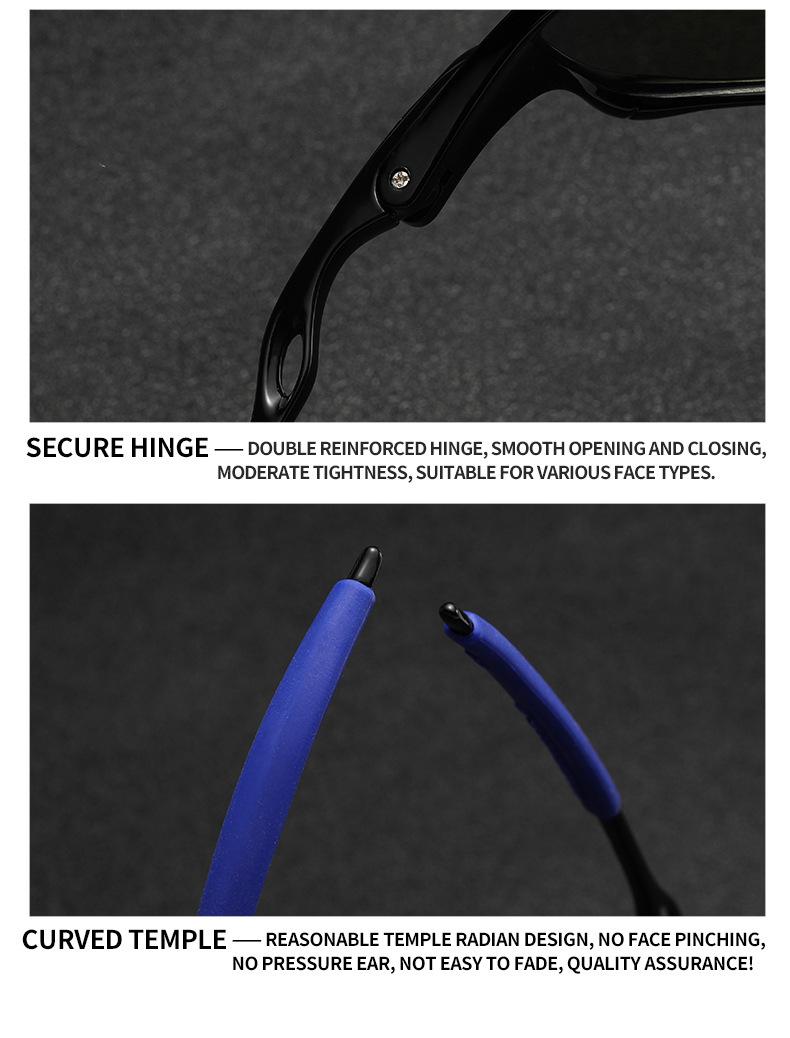 Y2K Cyberpunk Cycling Sunglasses with UV400 Protection – Gradient Sport Goggles for Men & Women, Lightweight Wraparound Shades for Biking, Outdoor Sports, Travel & Streetwear Style