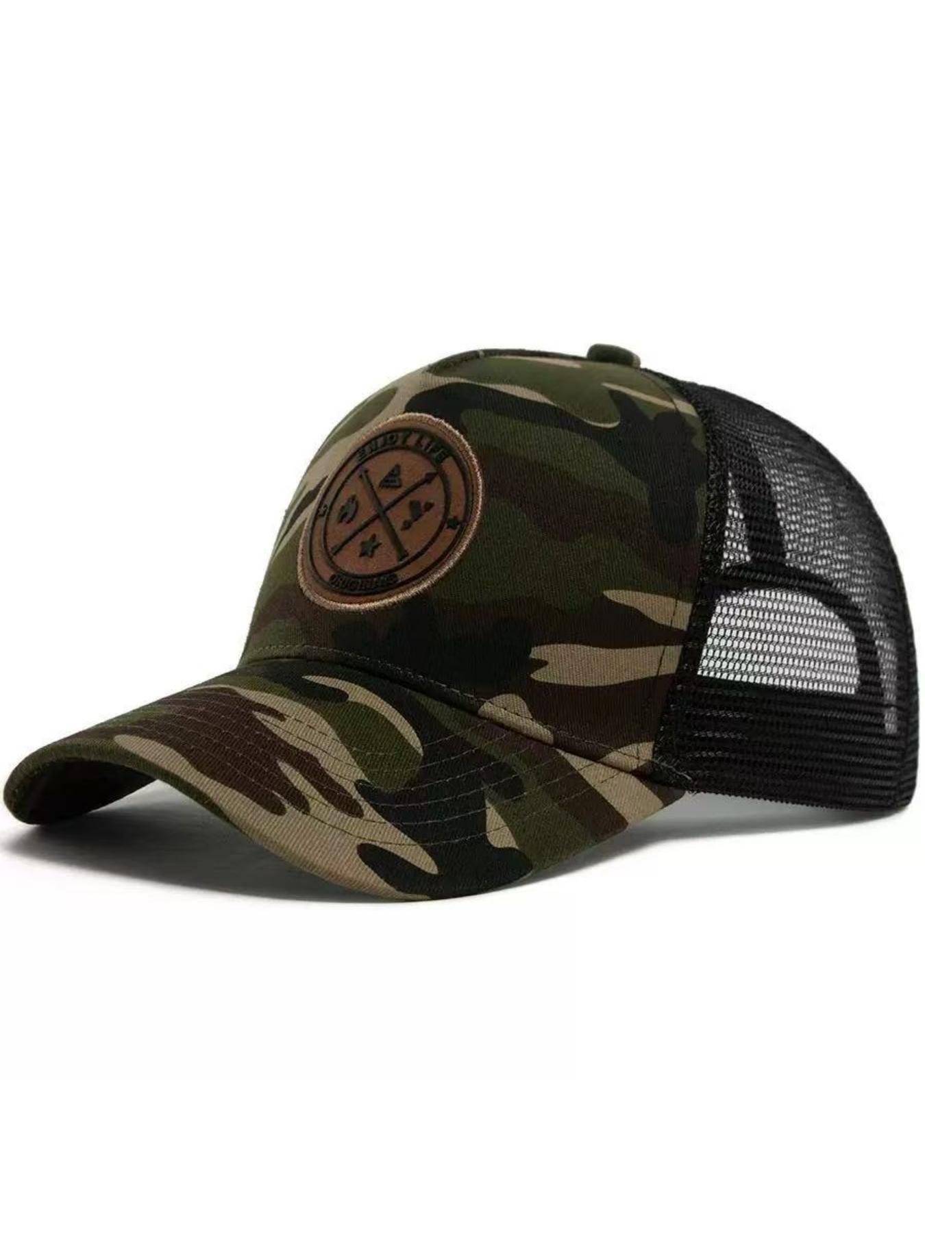 Unisex Street Style Random Pattern Baseball Cap, Casual Trendy Colorblock Baseball Cap, Fashionable Hat for Outdoor Sports for Men & Women