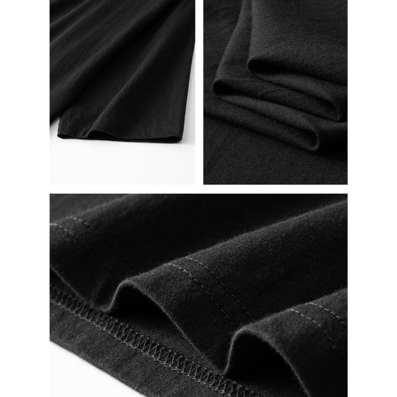 Men's Cross & Letter Print Round Neck Tee, Breathable Casual Street Short Sleeve T-shirt for Summer, Men's Top for Daily Wear Men's Cross & Letter Print Round Neck Tee, Breathable Casual Street Short Sleeve T-shirt for Summer, Men's Top for Daily Wear