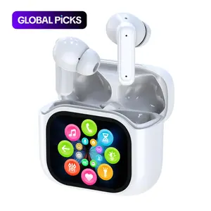 HITOZON Wireless Earphone, In-ear Design Earbuds with Touch Screen Charging Case, Stereo Wireless Earbuds with Noise Reduction for Smartphone, Computer, Laptop #TOP PICKS